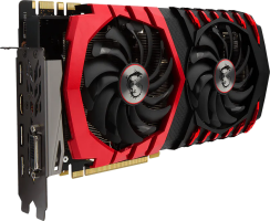 MSI GeForce GTX 1070 GAMING X - Side