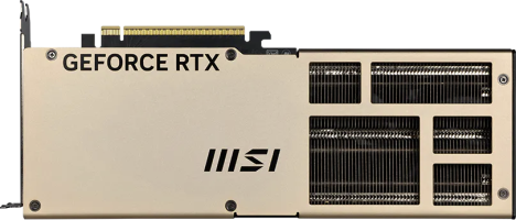 MSI GeForce RTX 5070 Ti INSPIRE 3X PLUS - Rear