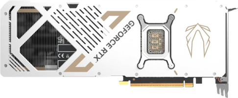 Zotac GeForce RTX 5070 Ti SOLID CORE OC White Edition - Rear