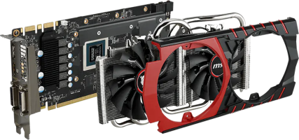 MSI GeForce GTX 970 Gaming LE - Side