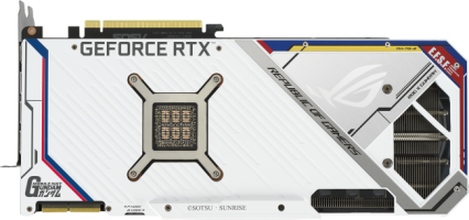 Asus ROG Strix GeForce RTX 3090 GUNDAM EDITION - Rear