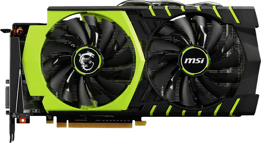 MSI GeForce GTX 960 Gaming 100ME - Front