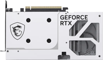 MSI GeForce RTX 5060 Ti VENTUS 2X WHITE PLUS - Rear