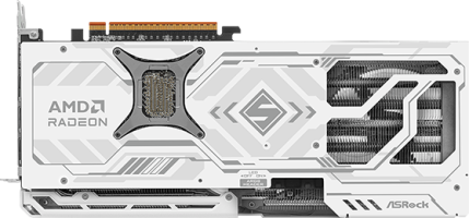 ASRock AMD Radeon RX 9070 Steel Legend OC - Rear