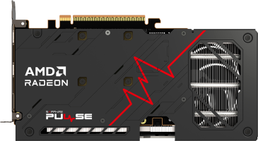 Sapphire PULSE AMD Radeon RX 9060 XT OC - Rear