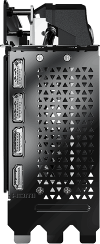 PNY GeForce RTX 5080 Overclocked Triple Fan GPU - Outputs