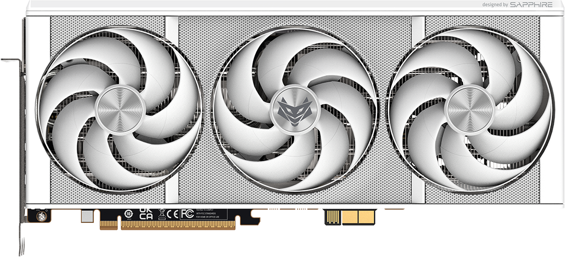 Sapphire NITRO+ AMD Radeon RX 9070 XT OC PhantomLink Polar Edition - Front