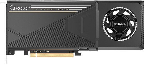 ASRock Radeon AI PRO R9700 Creator - Front