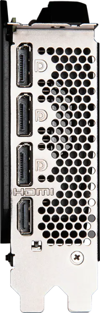 MSI GeForce RTX 4060 Ti VENTUS 2X BLACK - Outputs