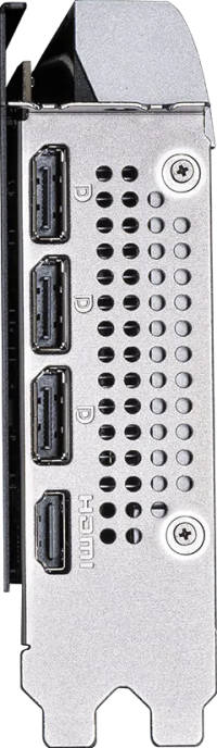 MSI GeForce RTX 5060 Ti VENTUS 2X OC PLUS - Outputs