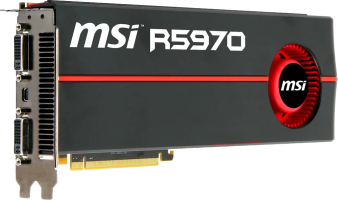 MSI Radeon HD 5970 - Front