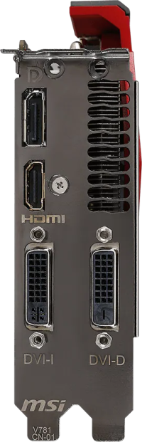 MSI GeForce GTX 970 Gaming - Outputs