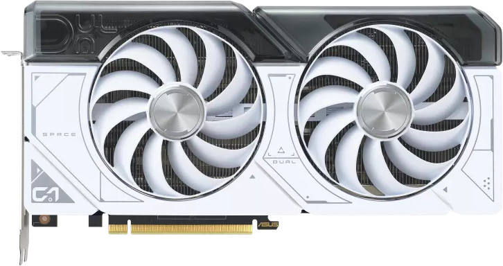 Asus Dual GeForce RTX 4070 White Edition - Front