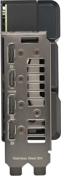 Asus Dual GeForce RTX 4070 Ti SUPER OC Edition - Outputs