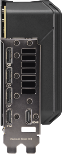 Asus ROG Strix GeForce RTX 5070 Ti OC Edition - Outputs