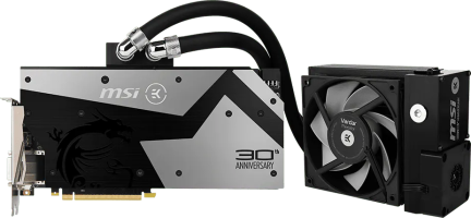 MSI GeForce GTX 1080 30th Anniversary - Front