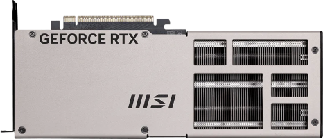 MSI GeForce RTX 5070 Ti INSPIRE 3X OC - Rear