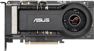 Asus ROG Matrix 9600 GT - Front