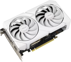 Asus Dual Radeon RX 9060 XT White Edition - Side