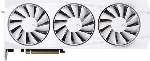 XFX Quicksilver AMD Radeon RX 9070XT White Gaming Edition - Front