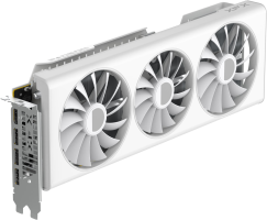 XFX Speedster QICK 319 Radeon RX 7800 XT Core Edition White - Side
