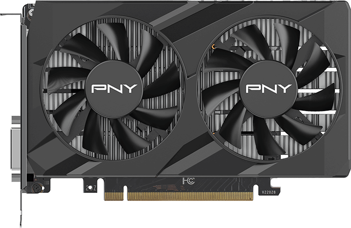 PNY GeForce RTX 3050 6GB VERTO Dual Fan - Front