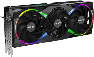 PNY GeForce RTX 5090 ARGB EPIC-X RGB Overclocked Triple Fan - Side