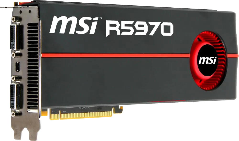 MSI Radeon HD 5970 - Front