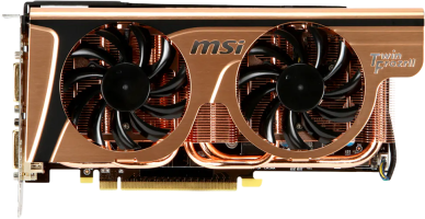 MSI GeForce GTX 560 Ti Twin Frozr II Golden Edition - Front