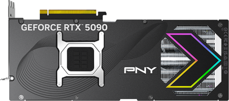 PNY GeForce RTX 5090 ARGB EPIC-X RGB Overclocked Triple Fan - Rear