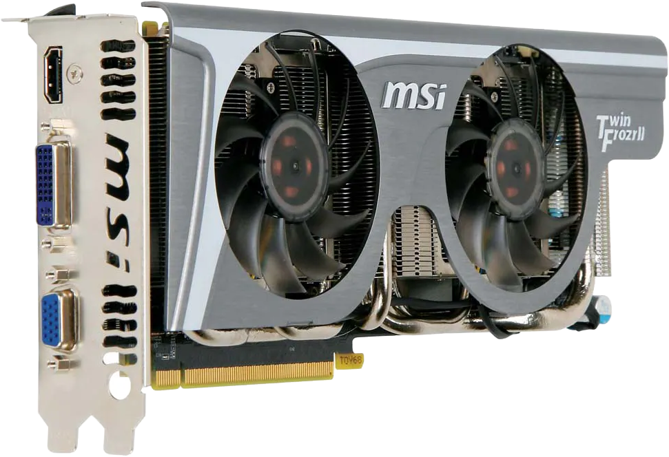 MSI GeForce GTX 275 LIGHTNING - Front