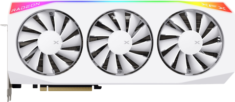 XFX Mercury AMD Radeon RX 9070XT OC White Magnetic Air Edition - Front