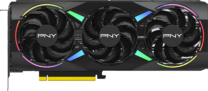 PNY GeForce RTX 5070 ARGB EPIC-X RGB Triple Fan - Front