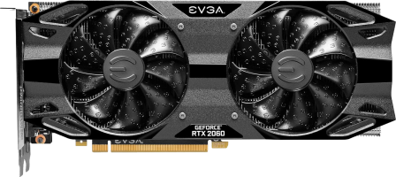 EVGA GeForce RTX 2060 12GB XC GAMING - Front