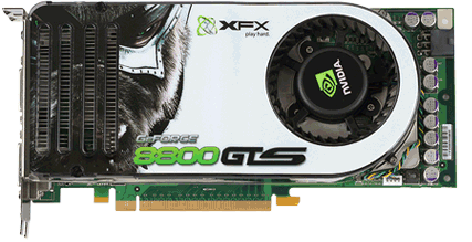 XFX GeForce 8800 GTS - Front