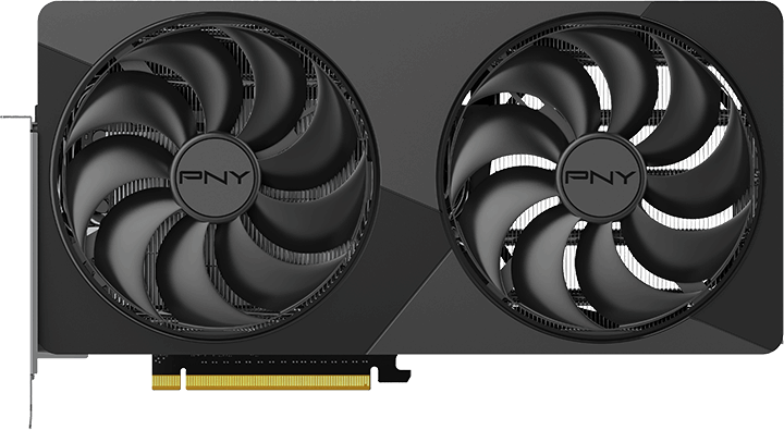 PNY GeForce RTX 5070 Ti Slim Dual Fan - Front