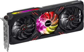 ASRock RX 7600 Phantom Gaming OC - Side