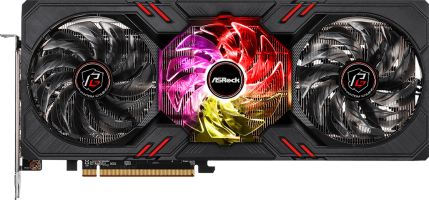 ASRock RX 7600 Phantom Gaming OC - Front