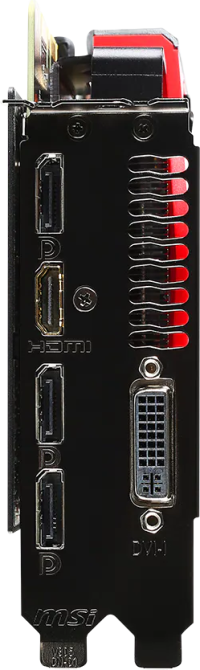 MSI GeForce GTX 980 Ti GAMING LE - Outputs