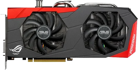 Asus ROG Poseidon GTX 980 Ti Platinum - Front