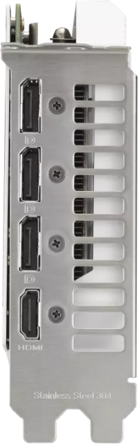 Asus Dual GeForce RTX 3060 White OC Edition 8GB - Outputs