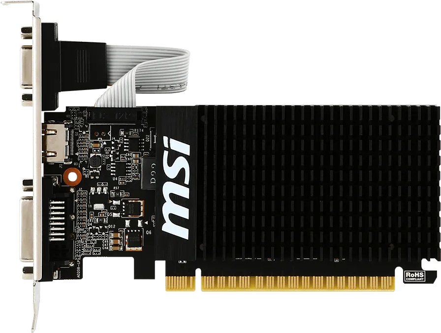 MSI GT 710 1GD3H LP - Front