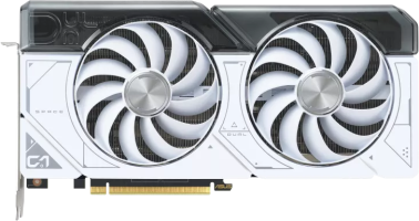 Asus Dual GeForce RTX 4070 SUPER White OC Edition - Front