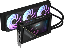 Gigabyte AORUS GeForce RTX 5090 XTREME WATERFORCE - Side
