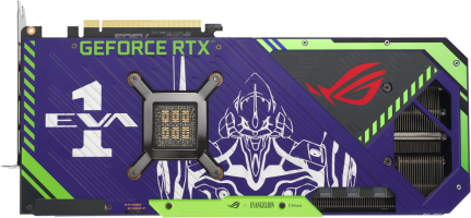 Asus ROG Strix GeForce RTX 3080 OC EVA Edition - Rear