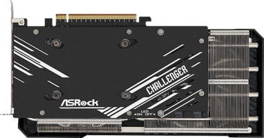 ASRock Intel Arc A750 Challenger SE OC - Rear