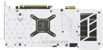 Asus TUF Gaming GeForce RTX 4070 Ti SUPER BTF White OC Edition - Rear