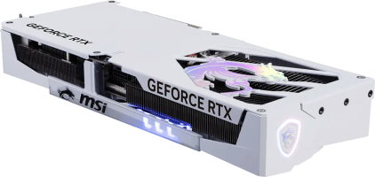 MSI GeForce RTX 5070 Ti GAMING TRIO OC WHITE - Side