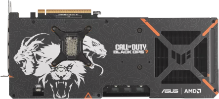 Asus TUF Gaming Radeon RX 9070 XT COD BO7 Special Edition - Rear
