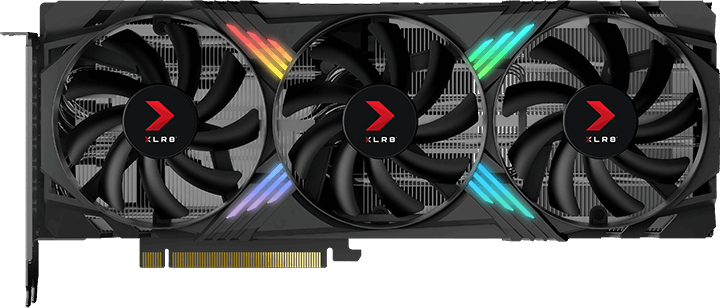 PNY GeForce RTX 4070 XLR8 Gaming VERTO EPIC-X RGB Triple Fan DLSS 3 - Front